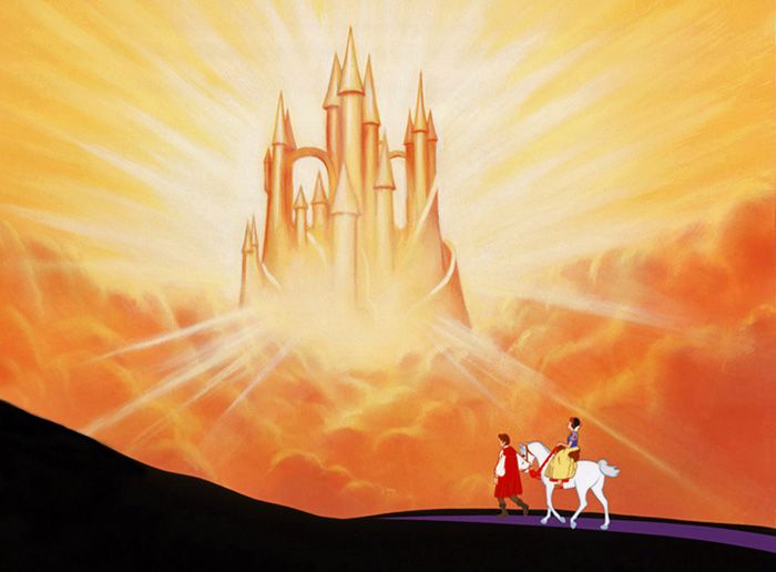 Белоснежка и принц поехали к принцу в замок