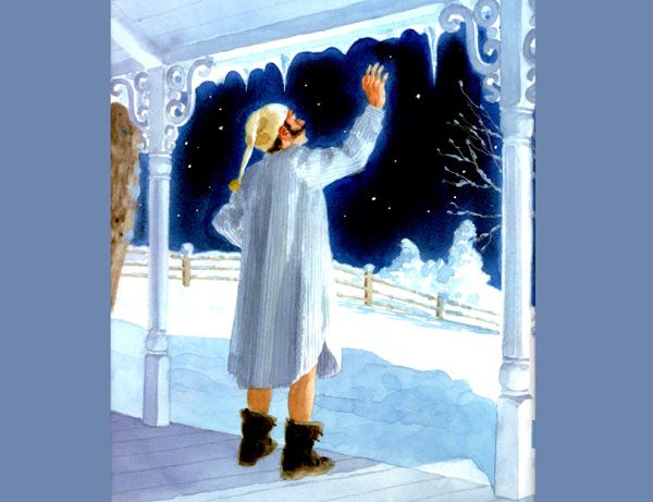 Мужчина махает рукой