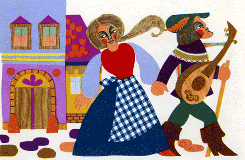 Скоро пришли они в большой город