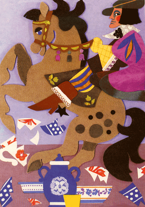 всадник проскакал на коне