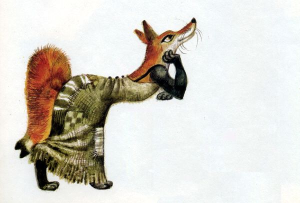 Сказка О Кролике, который ехал верхом на спине у Лиса