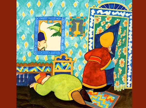 король отправился к казначею