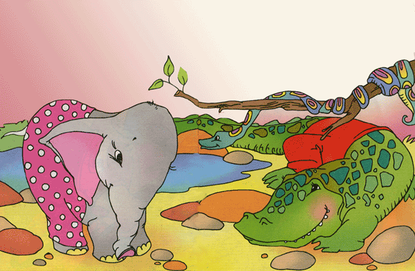 ему повстречался крокодил