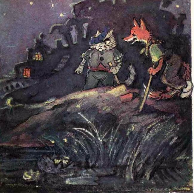 его ждали лиса Алиса и кот Базилио